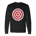 Vintage Bullseye Target Bulls Eye Funny Joke Long Sleeve T-Shirt