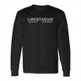 Vintage Distressed Libertarian More Freedom Long Sleeve T-Shirt