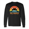 Vintage Ew People Social Distancing Mask Cat Long Sleeve T-Shirt