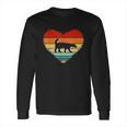 Vintage Heart Honey Badger Long Sleeve T-Shirt