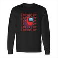 Vintage Impostor Among Us Long Sleeve T-Shirt