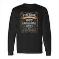 Vintage January 1977 45 Years Old 45Th Birthday Gift Long Sleeve T-Shirt