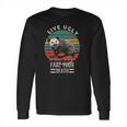 Vintage Live Ugly Fake Your Death Opossum Funny Long Sleeve T-Shirt