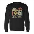 Vintage May 1981 41 Year Old 41Th Birthday Long Sleeve T-Shirt