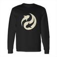 Vintage Ocean Conservation Yin Yang For Shark Lovers Long Sleeve T-Shirt