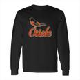 Vintage Oriole Bird Amazing Bird Gift Long Sleeve T-Shirt