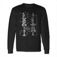 Vintage Railway Model10 Crossing Patent Drawing Model Train Long Sleeve T-Shirt