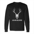 Vintage Retro Jackalope Skull Legendary Long Sleeve T-Shirt