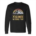 Vintage Retro Yosemite National Park Long Sleeve T-Shirt