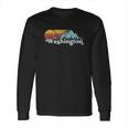 Vintage Washington State Retro Distressed Mountains Graphic Long Sleeve T-Shirt