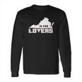 Virginia Lovers State Heart Vintage Throwback Gift Long Sleeve T-Shirt