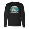 Washington State Retro Vintage Long Sleeve T-Shirt