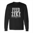 Wishful Inking Football Fans Feed Zeke Vintage Long Sleeve T-Shirt