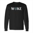 Woke Flat Earth Society Planet Gift Long Sleeve T-Shirt