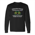 Wos Swingers Funny Upside Down Pineapple Party Gift Long Sleeve T-Shirt