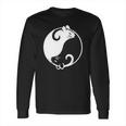 Yin Yang Year Of The Rat Happy Chinese New Year 2020 Black And White Rat Long Sleeve T-Shirt