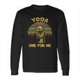 Yoda One For Me Vintage Long Sleeve T-Shirt