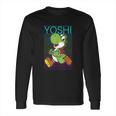 Yoshi Retro Gradient Fade Poster Long Sleeve T-Shirt