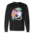 Yume Kawaii Pastel Goth Ice Cream And Shark Fairy Kei Long Sleeve T-Shirt