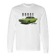 1972 Dodge Dart Swinger Green Long Sleeve T-Shirt