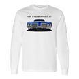 1972 Oldsmobile 442 Front Blue Ii Long Sleeve T-Shirt