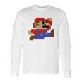 8-Bit Mario Nintendo Jumping Long Sleeve T-Shirt