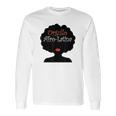 Afro Latina Orgullo Long Sleeve T-Shirt