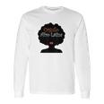 Afro Latina Proud Latinx Orgullo Black Spanish Long Sleeve T-Shirt