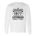 Agosto 1977 El Nacimiento De Las Leyendas Long Sleeve T-Shirt