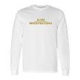 Alias Investigations Office Long Sleeve T-Shirt