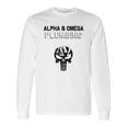 Alpha And Omega Plumbing Brian Anderson Long Sleeve T-Shirt