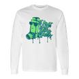 Asthma Attack Inhaler Wheezy Breathing Asthmatic Long Sleeve T-Shirt