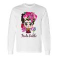 Beautiful Mexican Frida Kahlo Long Sleeve T-Shirt