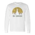 Big Chungus Retro Vintage Sunset Meme Long Sleeve T-Shirt