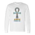 Black History African American Ankh Cross African Symbol Long Sleeve T-Shirt