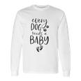 Boys Girls One Piece Funny Letter White Romper Outfits Long Sleeve T-Shirt