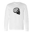 Cats On The Brain Cool Thinking About Cats Long Sleeve T-Shirt