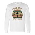 Charlie Dont Surf Retro Vintage Long Sleeve T-Shirt