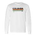 Columbia Area Code Vintage Retro Long Sleeve T-Shirt