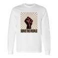 Communist Propaganda Socialist Fist Serve The People Long Sleeve T-Shirt