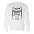 Cornhole Champ Boss Of The Toss Funny Pr Long Sleeve T-Shirt