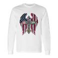 Cross Wings New England Patriots Boston Bruins Red Sox Celtics Shirt Long Sleeve T-Shirt