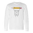 Doodlebob Pencil Rage Long Sleeve T-Shirt