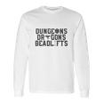 Dungeons &Amp Dragons &Amp Deadlifts Long Sleeve T-Shirt