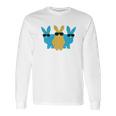 Easter Bunny Hip Trio Bunnies Funny Long Sleeve T-Shirt