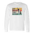 Eat Sleep Fade Repeat Barber Gift Hairstylist Barber Long Sleeve T-Shirt