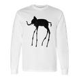 The Elephant By Dali Long Sleeve T-Shirt