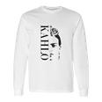 Frida Kahlo Split Portrait Long Sleeve T-Shirt