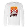 Funny Marijuana For Men Blaze It Long Sleeve T-Shirt