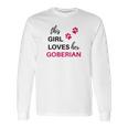 Goberian Gift This Girl Loves Her Goberian Long Sleeve T-Shirt